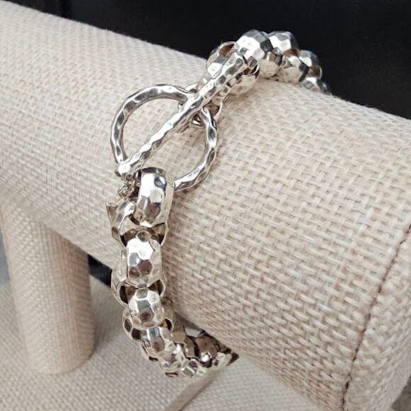 Silpada B1610 Hammered Rolo Bracelet — Like New Condition - Picture 5 of 8